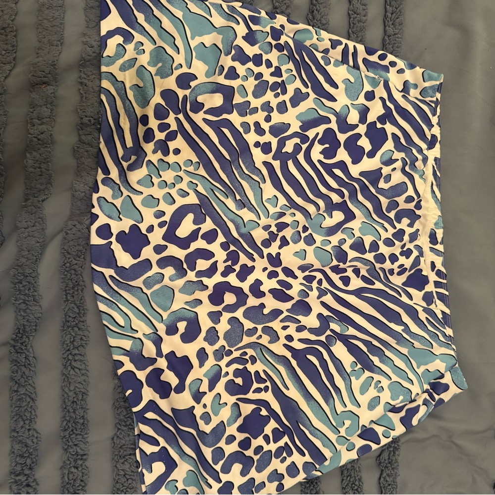 Lilly Pulitzer Navy and Blue Logo-Printed Lining